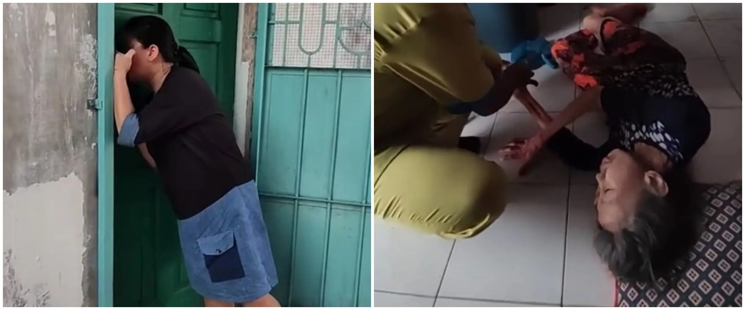 Hidup sebatang kara, nenek ini terkunci di dalam rumah selama 2 hari