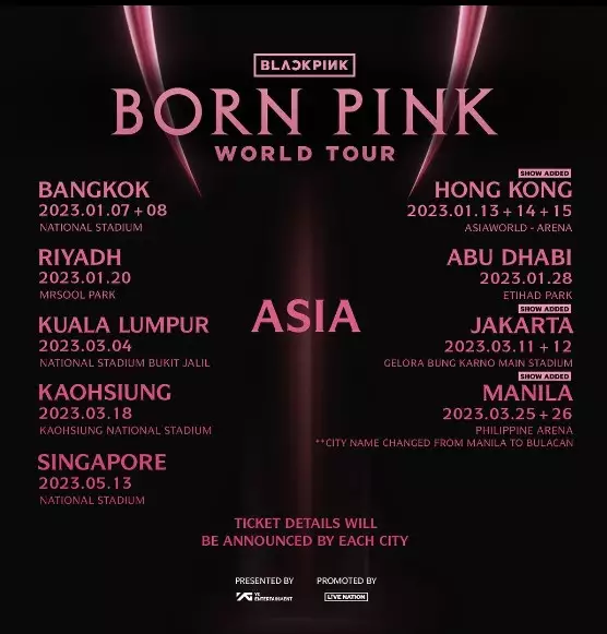 Menpora larang Blackpink gelar konser di GBK © berbagai sumber