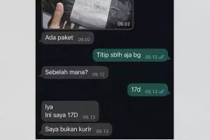 11 Chat kocak orang dikira kurir ini bikin yang baca ketawa