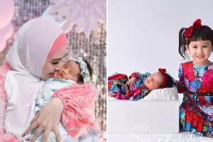 7 Pemotretan newborn Khadeejah anak kedua Kartika Putri, menggemaskan
