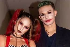 Rayakan Halloween bareng, 7 potret kedekatan Cinta Laura & Arya Vasco