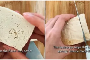 Trik agar tekstur tahu sutra kenyal seperti daging, mudah dimasak