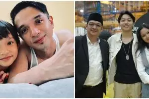 11 Potret kebersamaan 5 personel band Ungu dan anak, harmonis