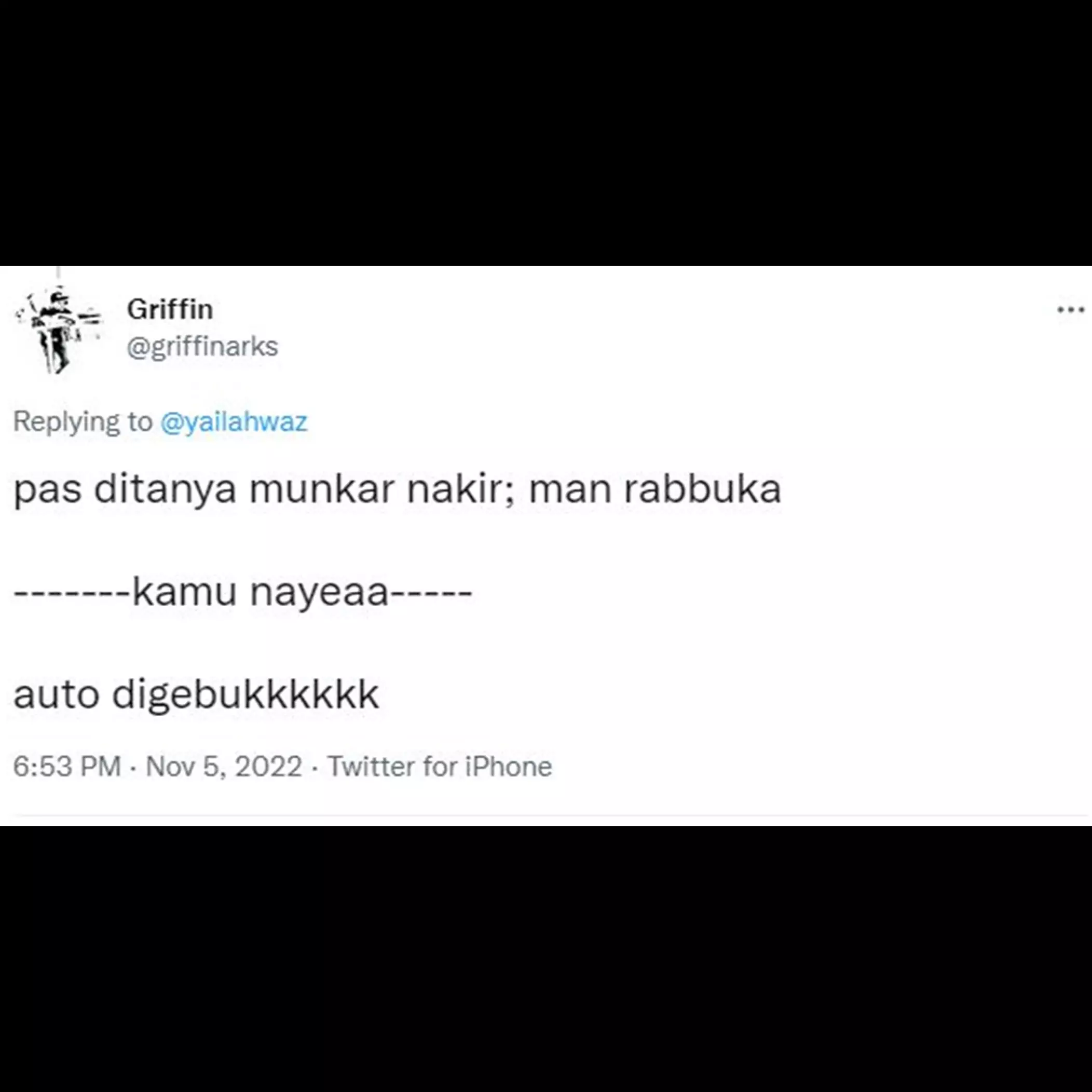 11 Cuitan kocak 'kamu nanya?' ini endingnya bikin kesal