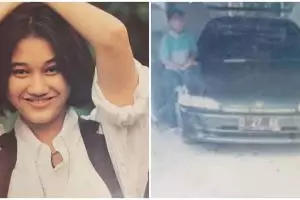 Penampakan terkini garasi mobil Nike Ardilla, berada di area pemakaman