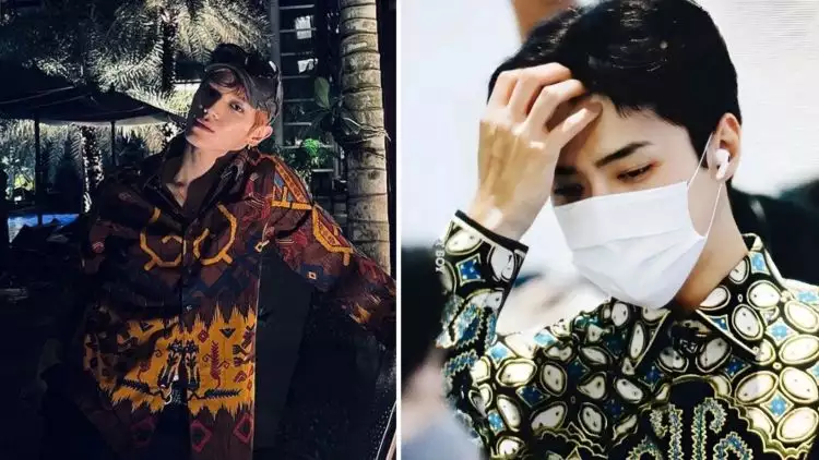 Beda gaya 11 idol K-Pop jebolan SM entertainment kenakan batik