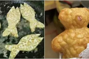 11 Bentuk nggak biasa tempe goreng ini bikin gagal lapar