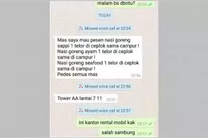 21 Chat lucu salah sambung ini bikin bingung mau balas apa