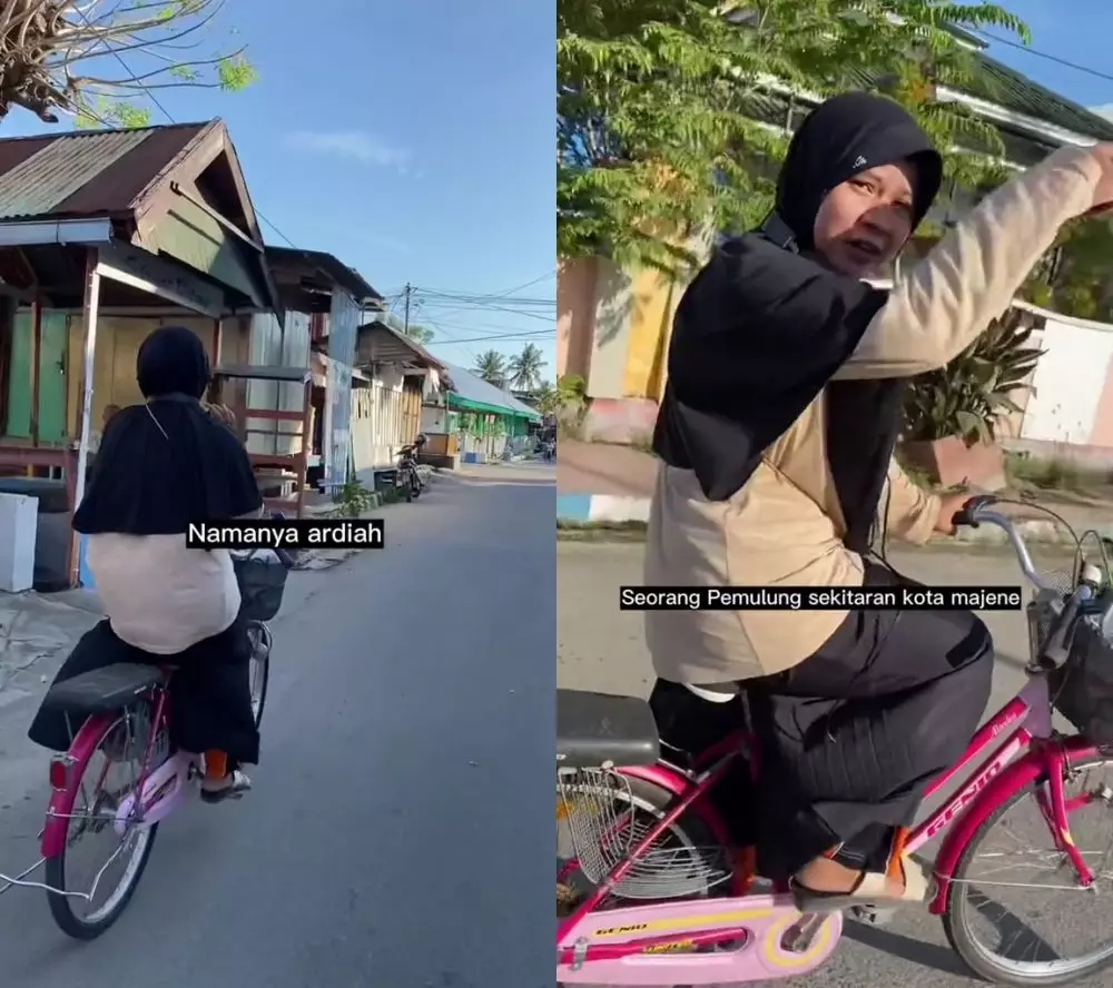 kisah gadis pemulung majene © TikTok
