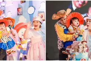 11 Momen ultah anak Felicya Angelista, pakai kostum dan dekor meriah