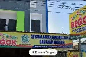 21 Tulisan kocak nama spanduk usaha pakai singkatan, bikin gagal paham