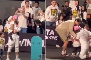 Desta gagal juara di Tiba-Tiba Tenis, momen peluk anak bikin mewek