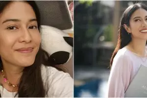 Momen pemotretan Dian Sastro pakai softlens, bikin pangling