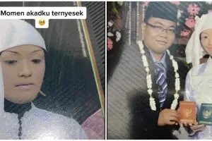 Wanita ini bagikan pengalaman makeup akad 8 tahun lalu, bikin nyesek