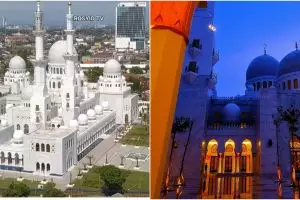 11 Potret megah masjid Syeikh Zayed, kado putra mahkota UEA ke Jokowi