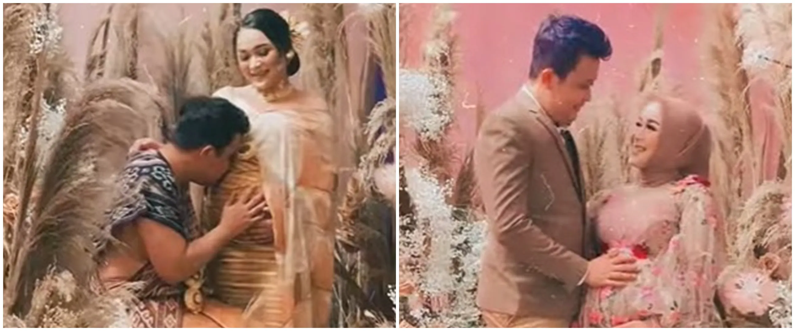 9 Gaya maternity shoot Syifa adik Ayu Ting Ting, usung tema etnik Bali
