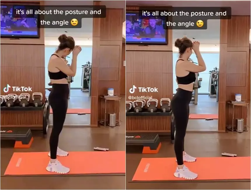potret BCL perlihatkan postur tubuhnya © 2022 TikTok