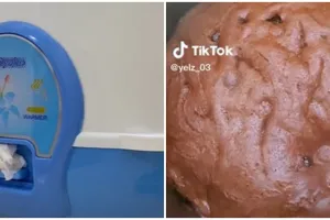 Wanita ini bikin konten masak brownies pakai magic com, endingnya apes