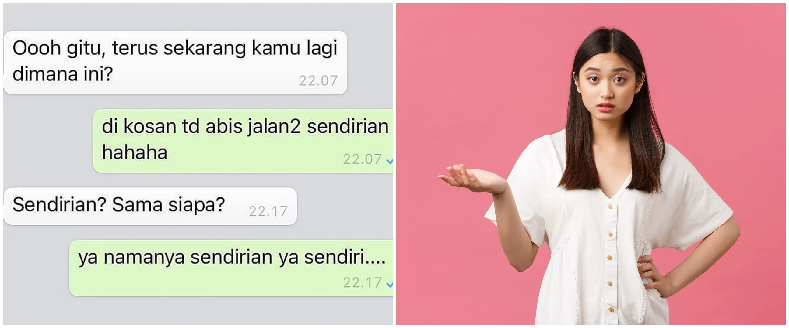 13 Chat lucu orang terlalu posesif, sampai ada yang salah tanya