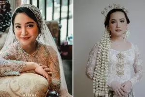 11 Pesona Rachel Amanda dari prewedding hingga resepsi, tampak anggun