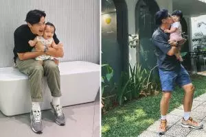 11 Potret Dion Wiyoko bersama buah hatinya, papa idaman banget