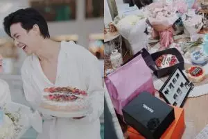 Hadiahi tas Hermes, 9 momen Rey Mbayang beri kejutan ultah Dinda Hauw