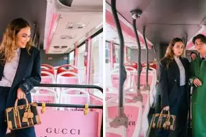 11 Potret Luna Maya hadiri Gucci Australia, posenya berkelas