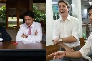 Nongkrong bareng, ini 9 beda gaya PM Kanada dan PM Inggris