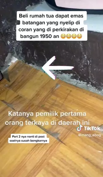 beli rumah tua dapat benda tak terduga © 2022 TikTok