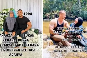 Ibu ini nikahi pria seumuran anaknya, intip 11 momen mesranya