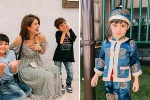 Blasteran Arab-Jerman, 11 potret ganteng Zanecka anak Carissa Puteri