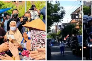 Ibu-ibu terobos iring-iringan Presiden Jokowi, begini kronologinya