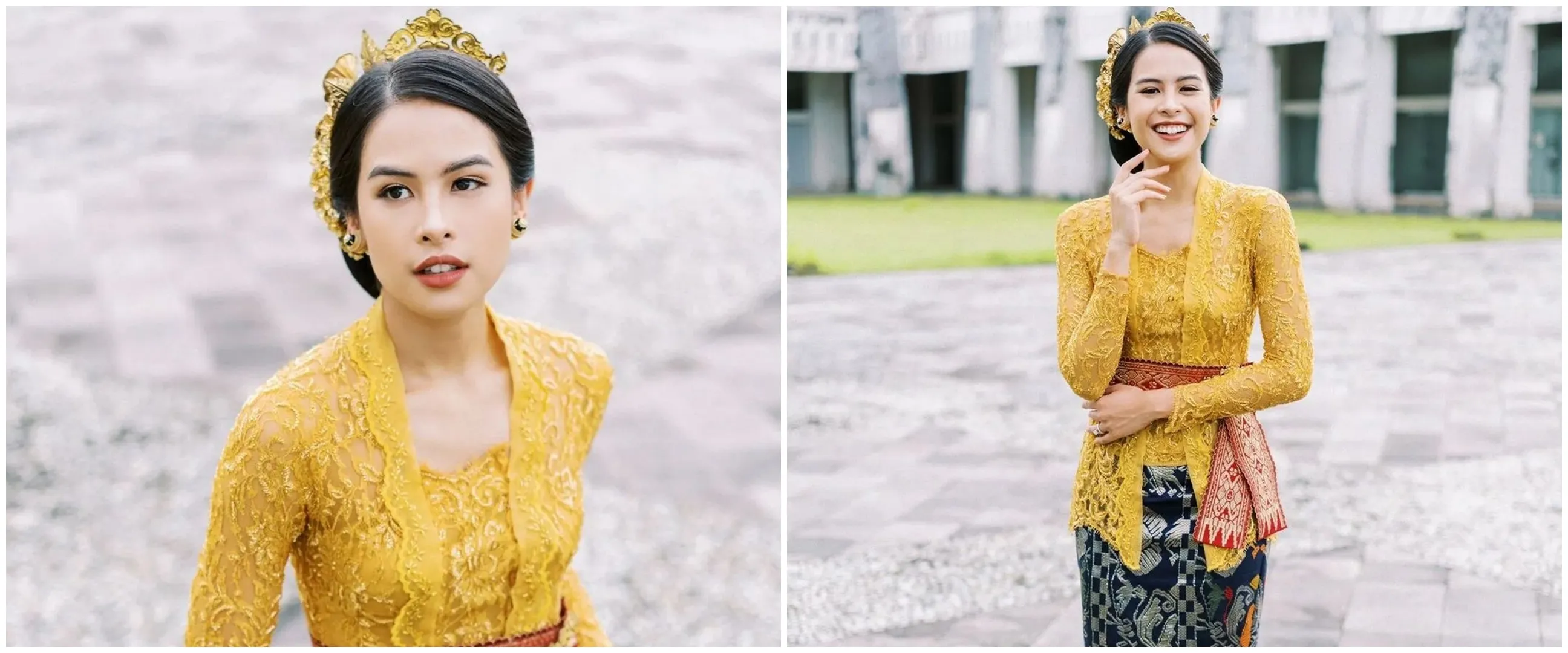 Digarap 2 minggu, ini kisah di balik kebaya Maudy Ayunda di KTT G20