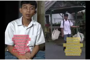 Kisah siswa SMA hanya punya 1 seragam dan sepatu ini bikin haru