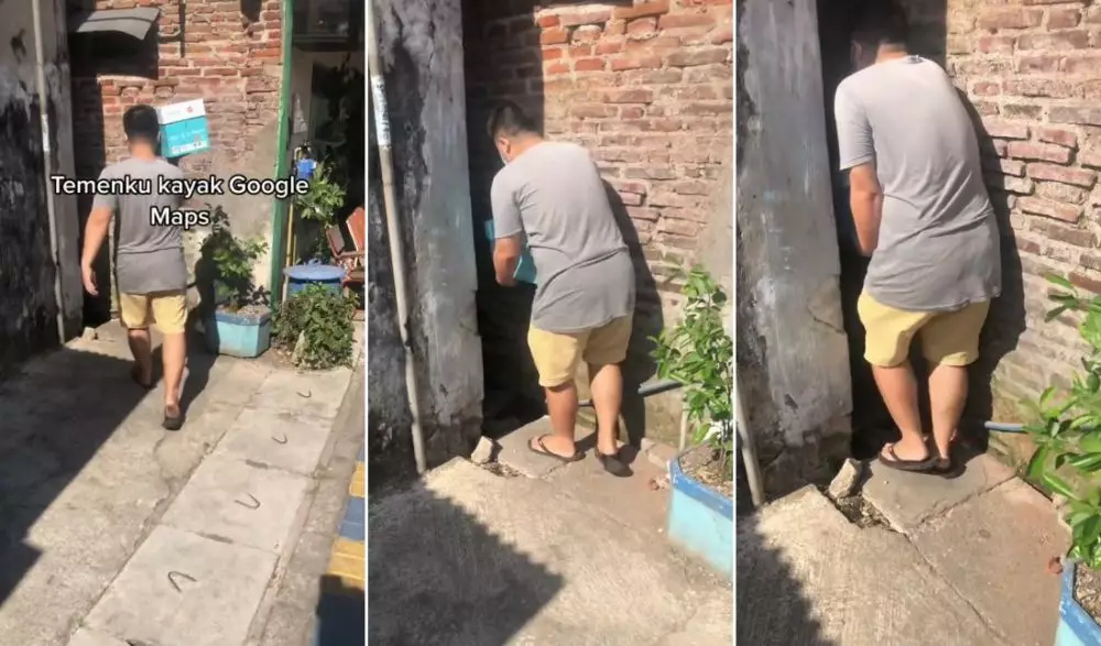 diajak temen lewat gang sempit © TikTok diajak temen lewat gang sempit © TikTok
