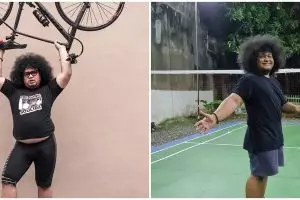 Berat badan turun 30 kg, ini 11 transformasi Babe Cabita jalani diet