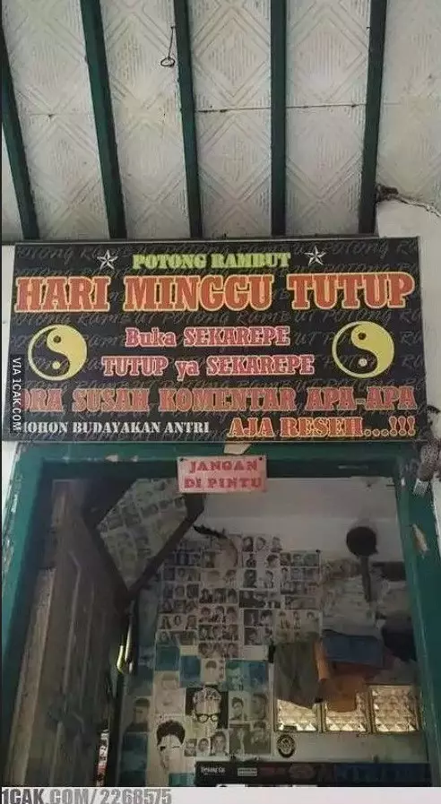 Pedagang nggak niat jualan Berbagai sumber