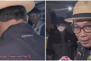 Ridwan Kamil jenguk korban gempa Cianjur, beri nama bayi pengungsi