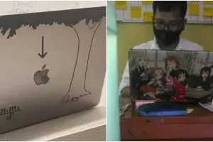 11 Penampakan nyeleneh di laptop guru ini bikin siswa gagal fokus