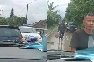 Bawa logistik korban gempa Cianjur, relawan ini dicegat warga