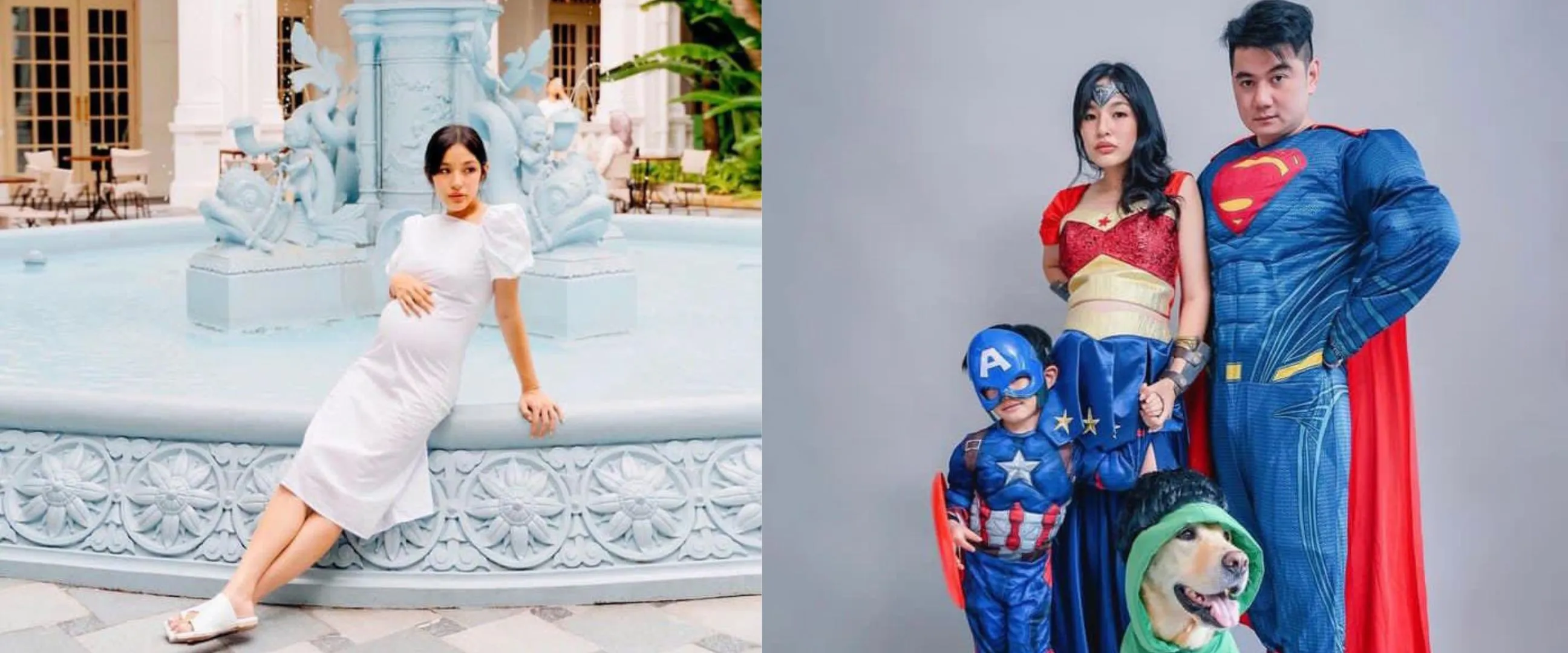 11 Potret Tiffany Soetanto istri Chef Arnold maternity tema superhero