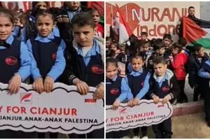 Mengharukan, anak-anak Palestina ini berdoa untuk korban gempa Cianjur