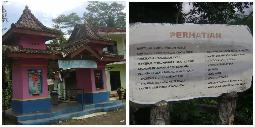 Air terjun Sekar Langit brilio