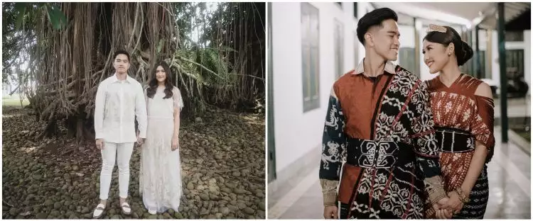Kaesang unggah pas foto nikah, paras Erina disebut mirip Iriana Jokowi