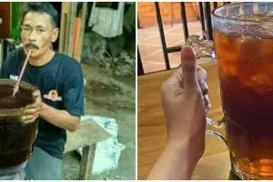 11 Tingkah nyeleneh kalau orang keburu haus, ada-ada aja aksinya