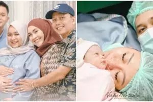 Diharuskan caesar, ini 11 momen persalinan Syifa adik Ayu Ting Ting