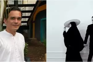 9 Potret prewedding Teddy Syach, nama dan paras cantik istri disorot