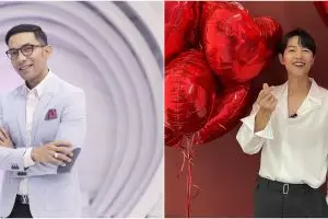 7 Momen akrab Song Joong-Ki dan Indra Herlambang, joget bareng