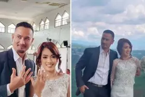 9 Momen nikahan Mudji Massaid, ipar Angelina Sondakh pinang DJ Lucyana