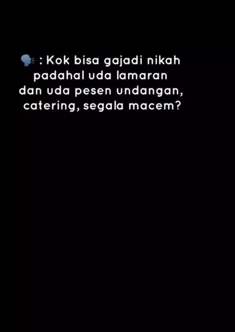 Alasan wanita gagal nikah padahal sudah lamaran TikTok Alasan wanita gagal nikah padahal sudah lamaran TikTok